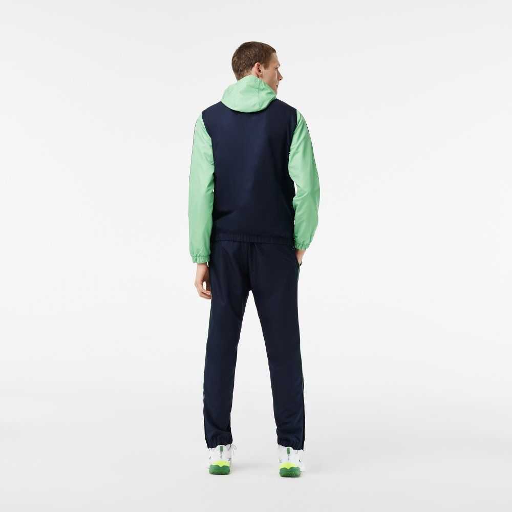 Lacoste Tennis Regular Fit Jogger Set Navy Blue / Green / Navy Blue / Green | XVD-312697