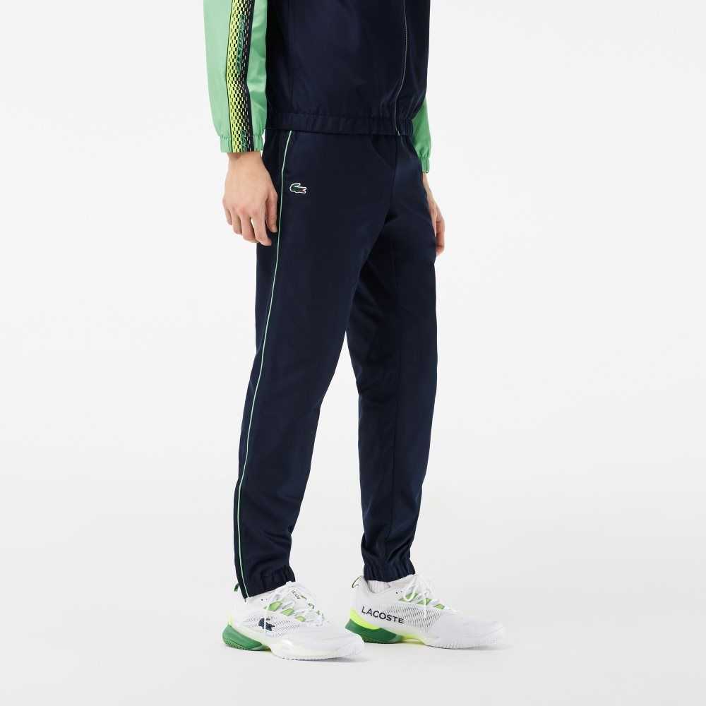 Lacoste Tennis Regular Fit Jogger Set Navy Blue / Green / Navy Blue / Green | XVD-312697