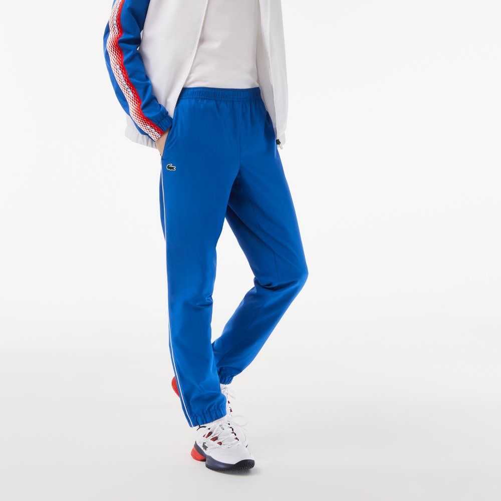 Lacoste Tennis Regular Fit Jogger Set White / Blue / White | ZMD-728193