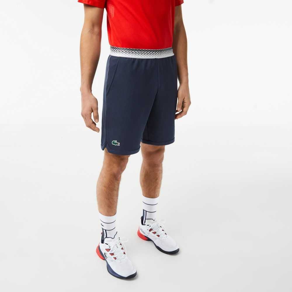 Lacoste Tennis x Daniil Medvedev Mesh Shorts Blue | CGE-237984