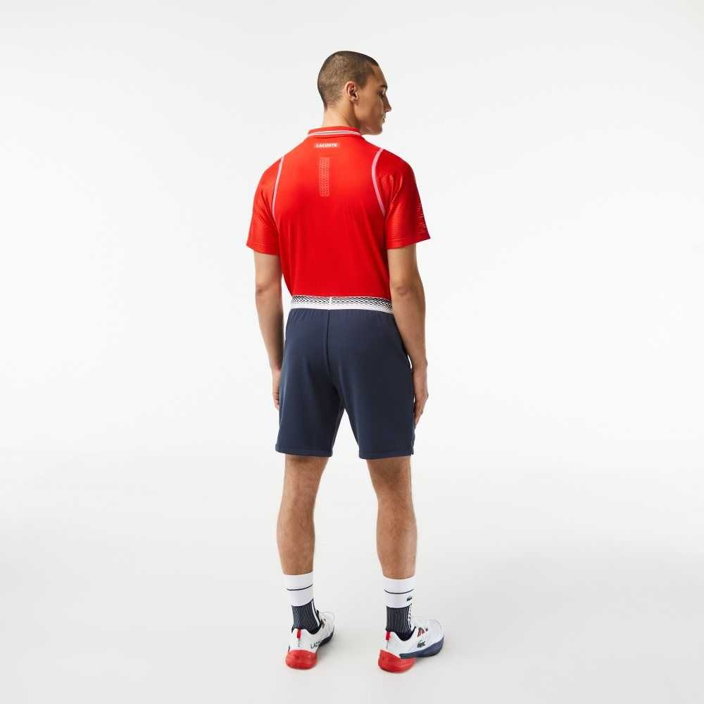 Lacoste Tennis x Daniil Medvedev Mesh Shorts Blue | CGE-237984