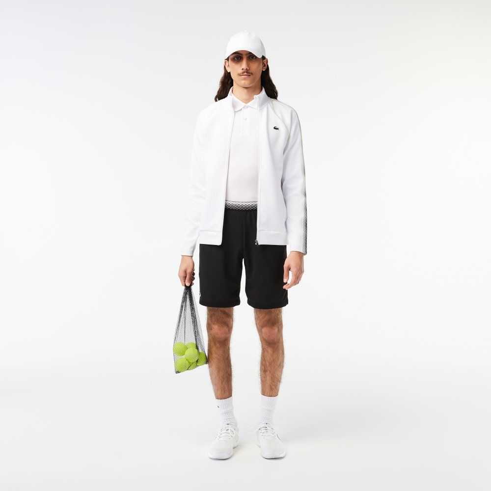 Lacoste Tennis x Daniil Medvedev Mesh Shorts Black | QTX-154607