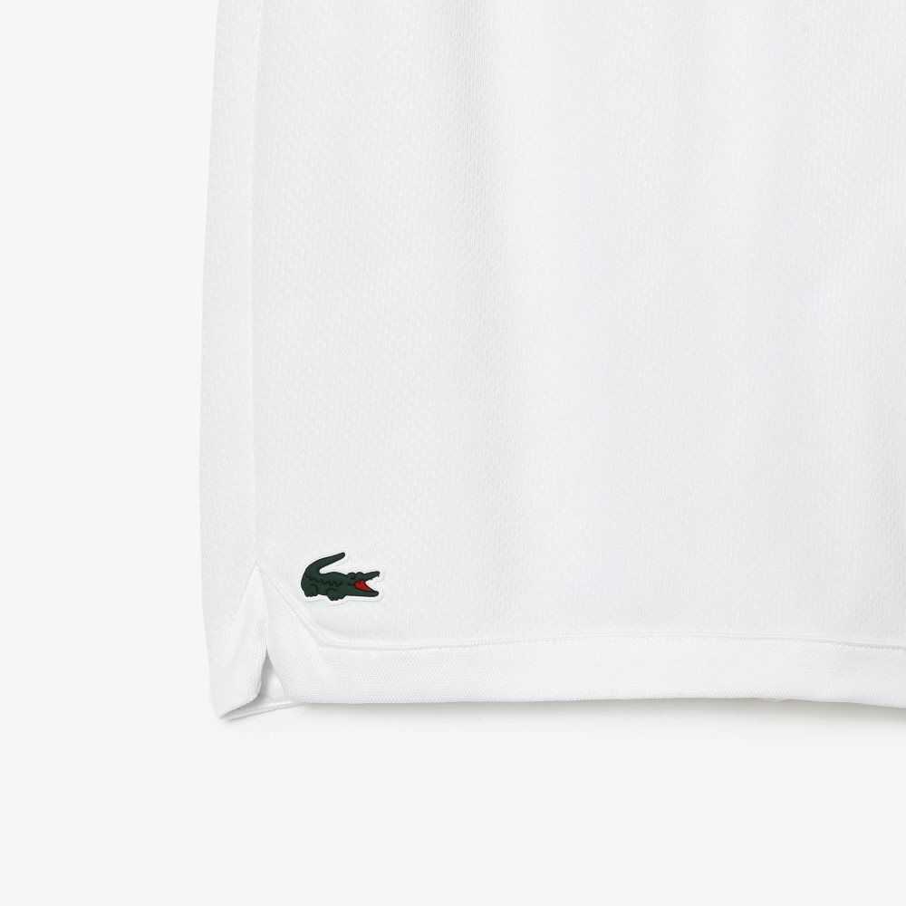 Lacoste Tennis x Daniil Medvedev Mesh Shorts White | QVG-213456