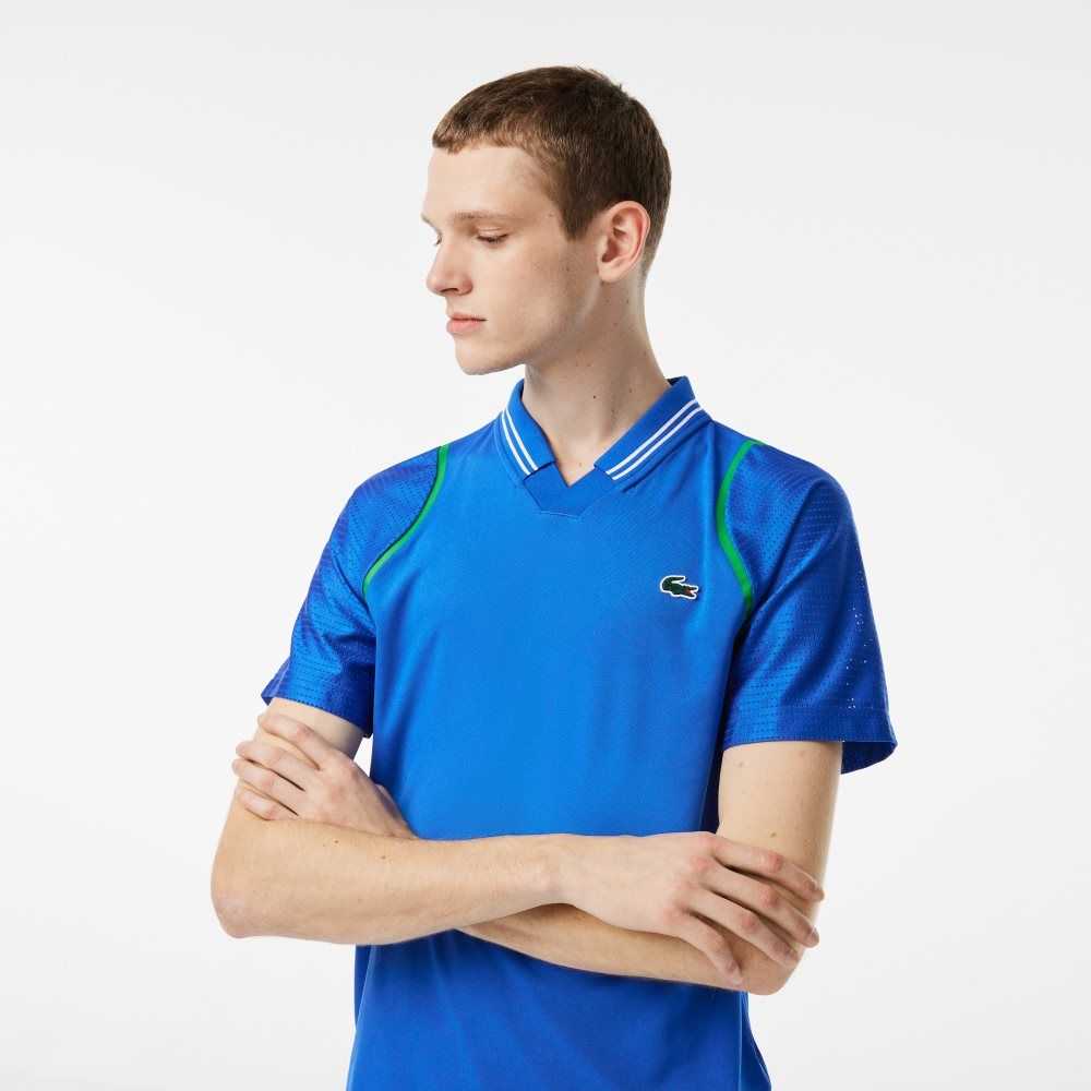 Lacoste Tennis x Daniil Medvedev Polo Blue | OCF-632904