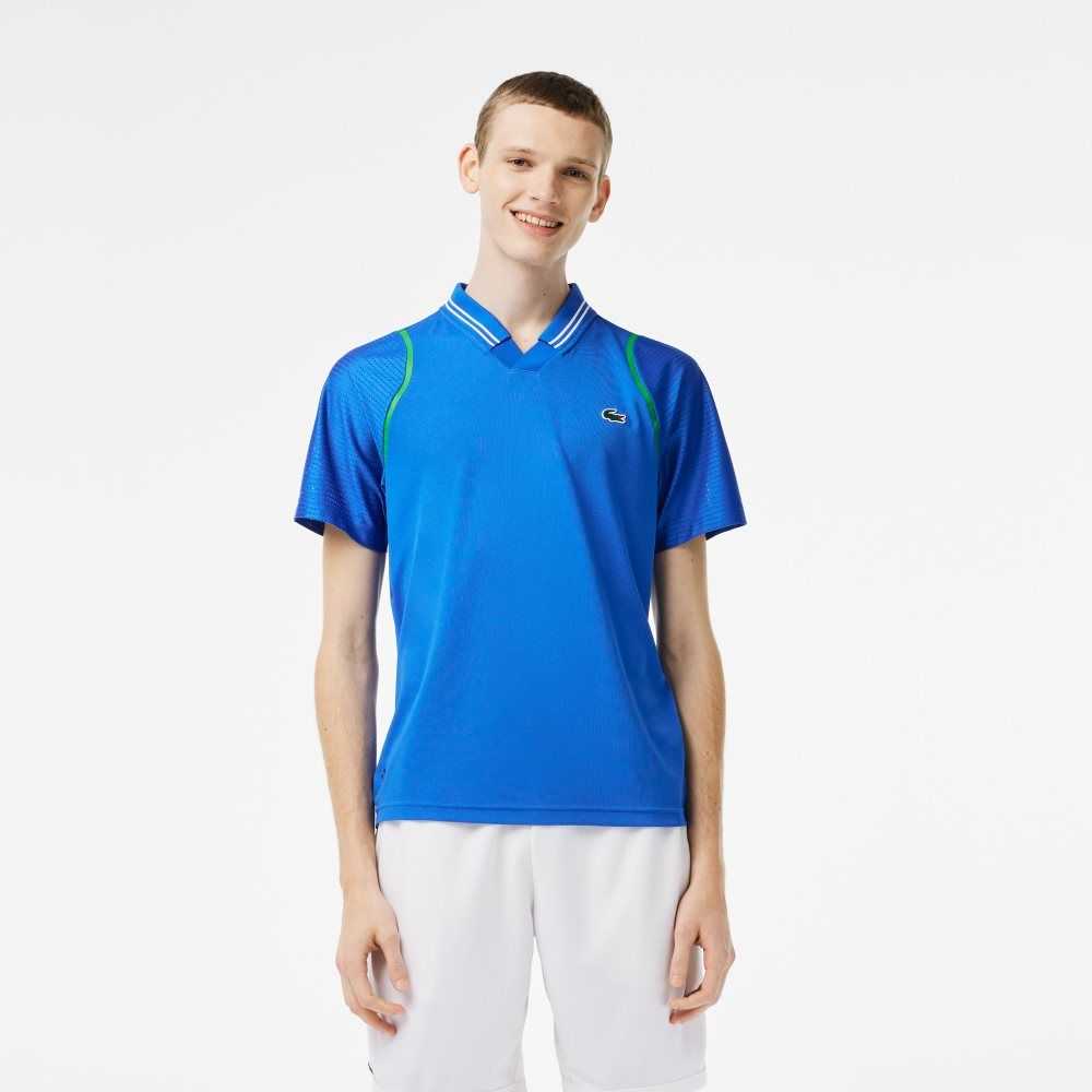 Lacoste Tennis x Daniil Medvedev Polo Blue | OCF-632904