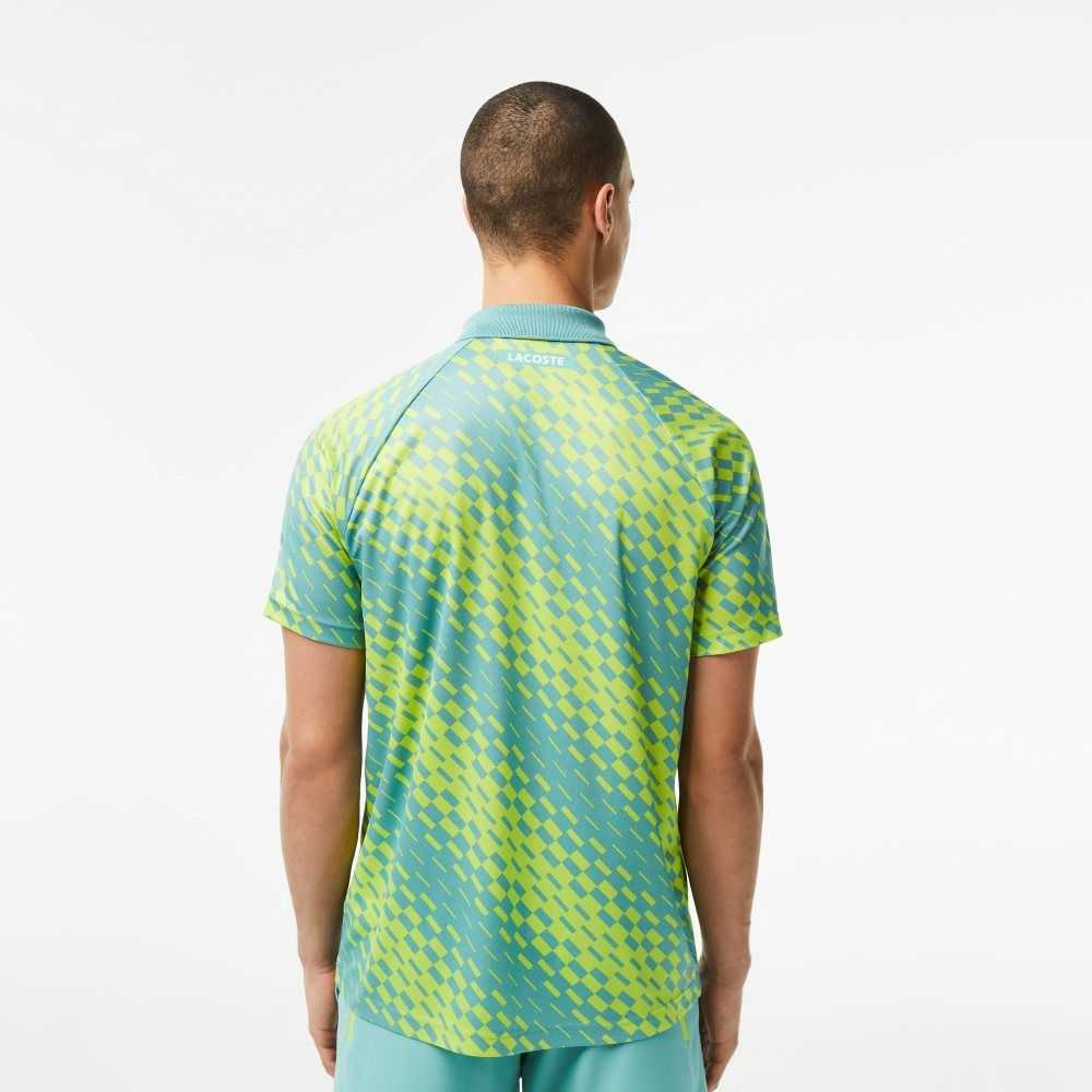 Lacoste Tennis x Novak Djokovic Fan Version Polo Mint | CKU-820479