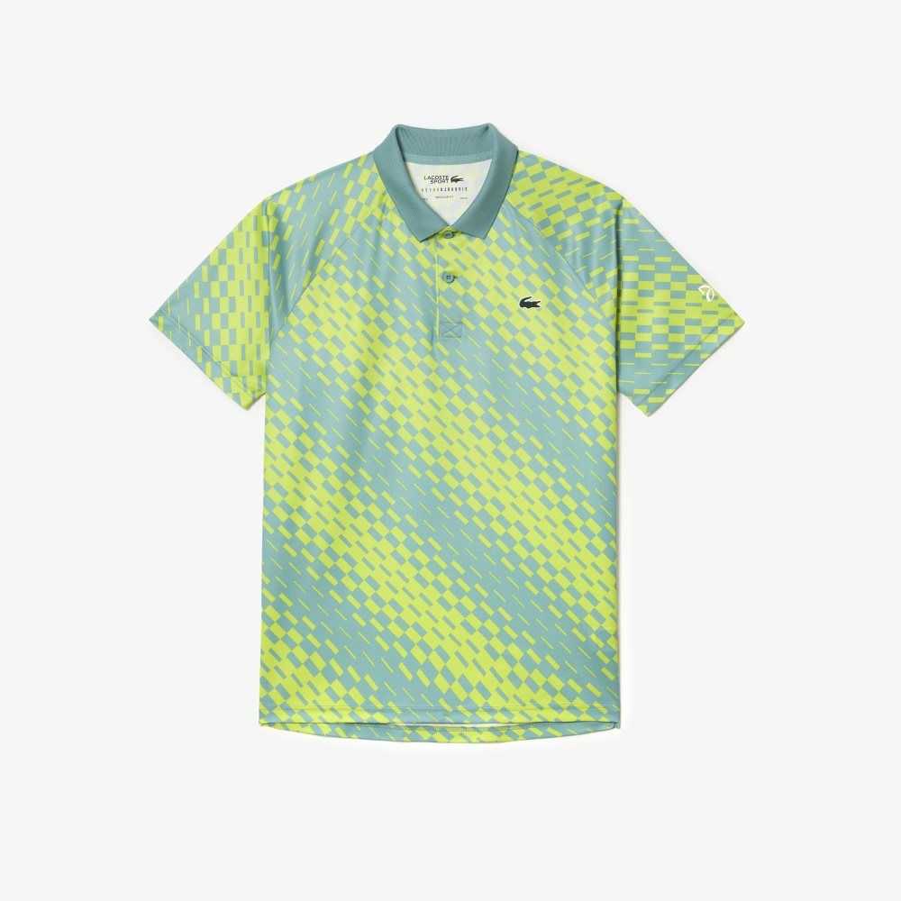 Lacoste Tennis x Novak Djokovic Fan Version Polo Mint | CKU-820479