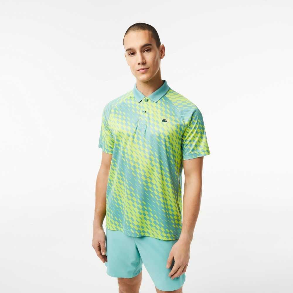 Lacoste Tennis x Novak Djokovic Fan Version Polo Mint | CKU-820479