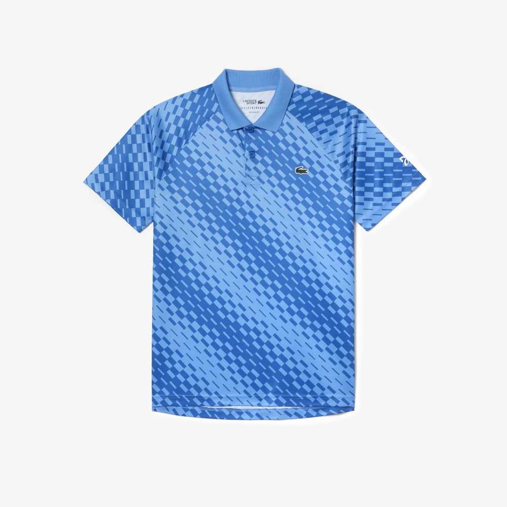 Lacoste Tennis x Novak Djokovic Fan Version Polo Blue | DQI-389041