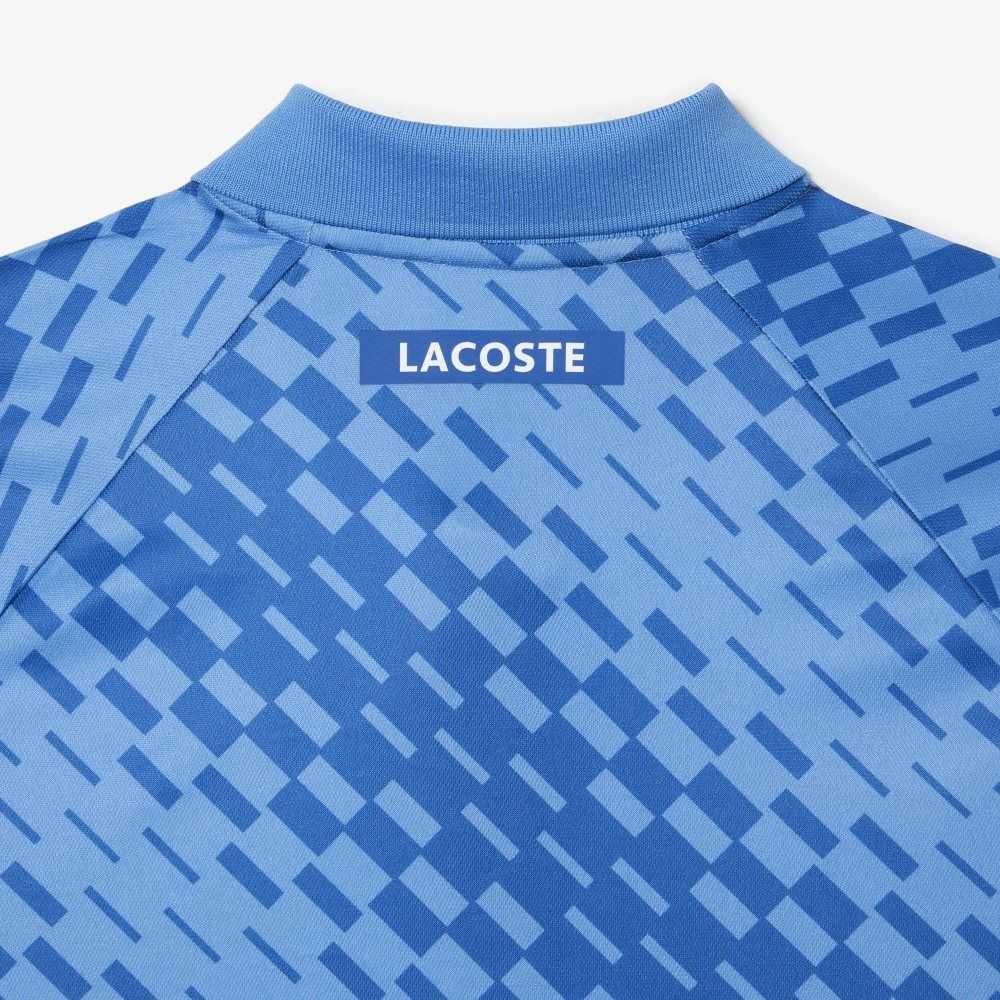 Lacoste Tennis x Novak Djokovic Fan Version Polo Blue | DQI-389041