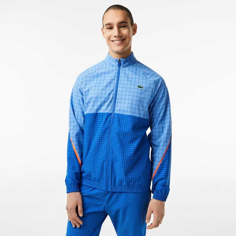 Lacoste Tennis x Novak Djokovic Jogger Set Blue | QRS-095318