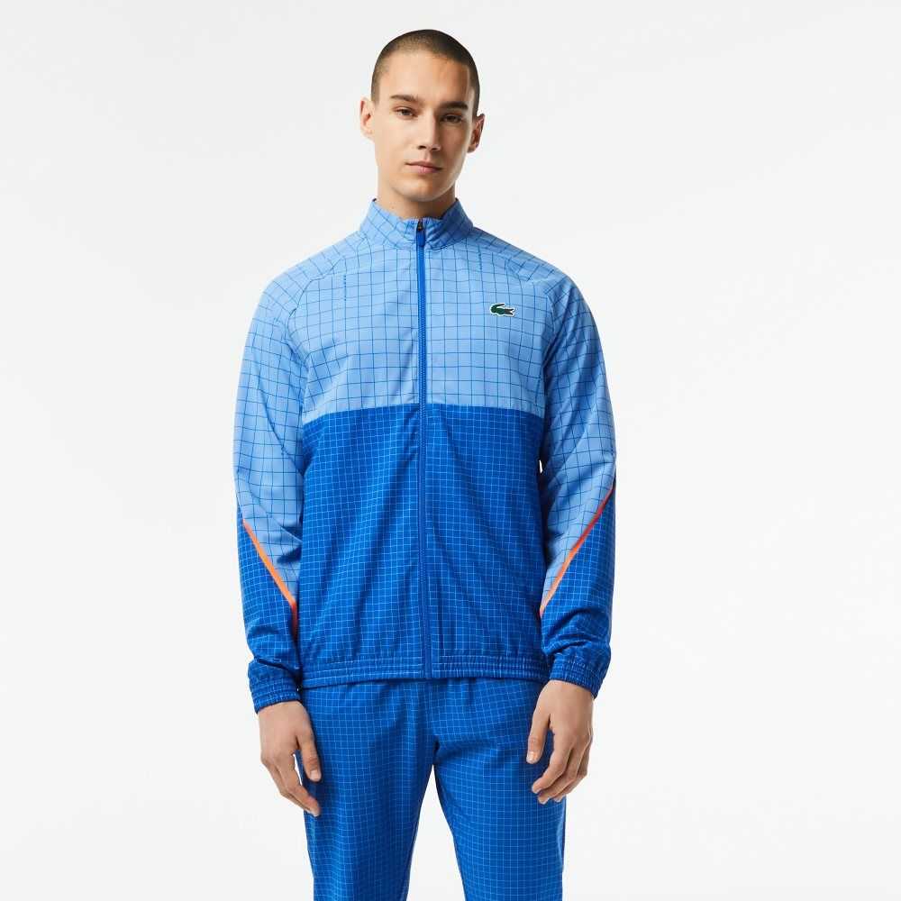 Lacoste Tennis x Novak Djokovic Jogger Set Blue | QRS-095318