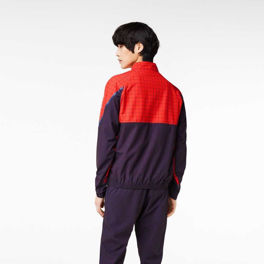 Lacoste Tennis x Novak Djokovic Jogger Set Red / Navy Blue | WVZ-807432