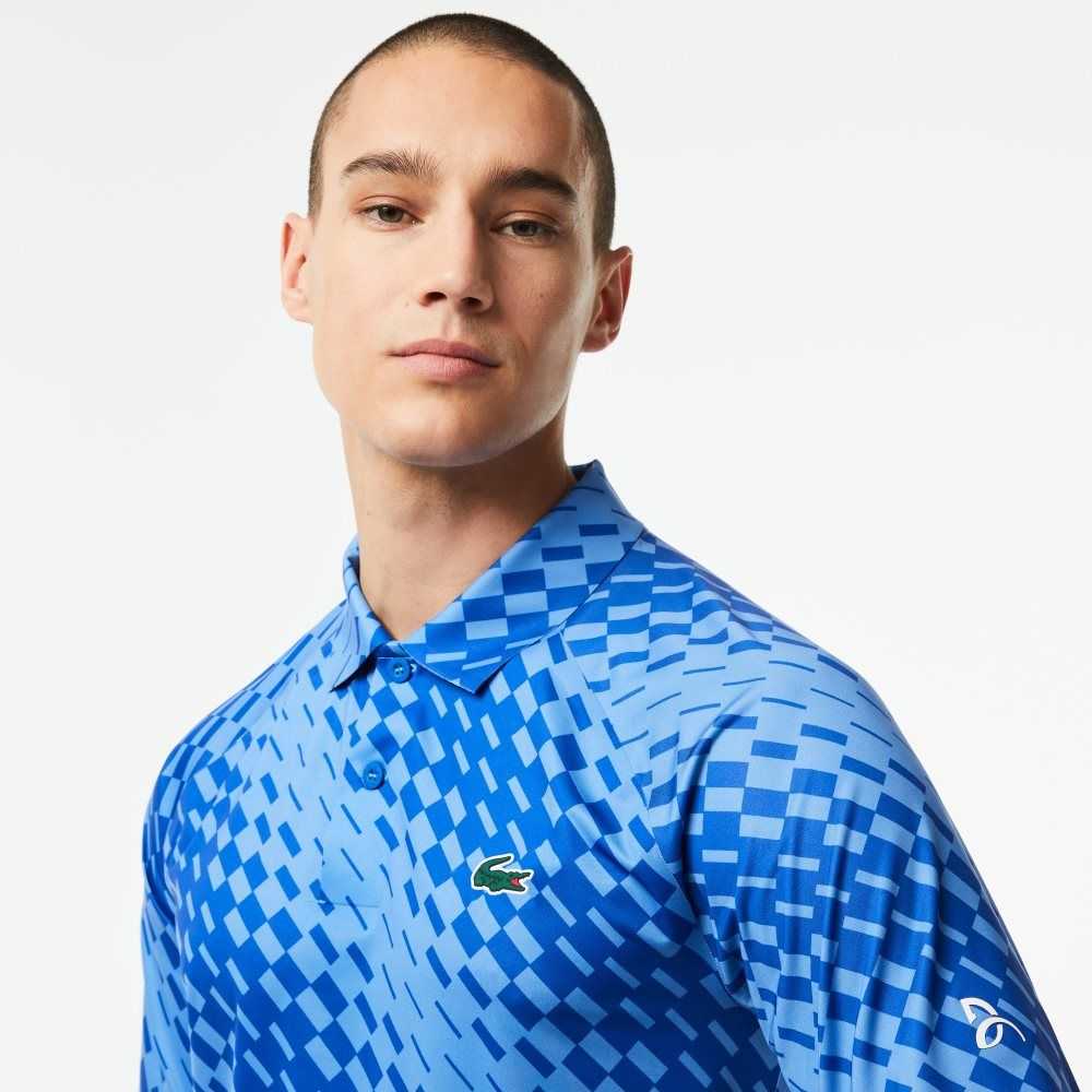 Lacoste Tennis x Novak Djokovic Player Version Polo Blue | HUJ-479635