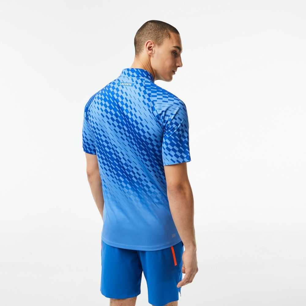 Lacoste Tennis x Novak Djokovic Player Version Polo Blue | HUJ-479635