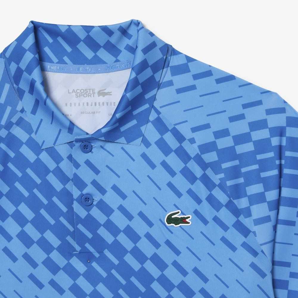 Lacoste Tennis x Novak Djokovic Player Version Polo Blue | HUJ-479635