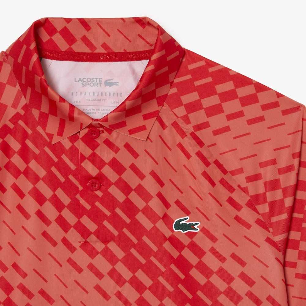 Lacoste Tennis x Novak Djokovic Player Version Polo Red / Orange | ZSN-938741