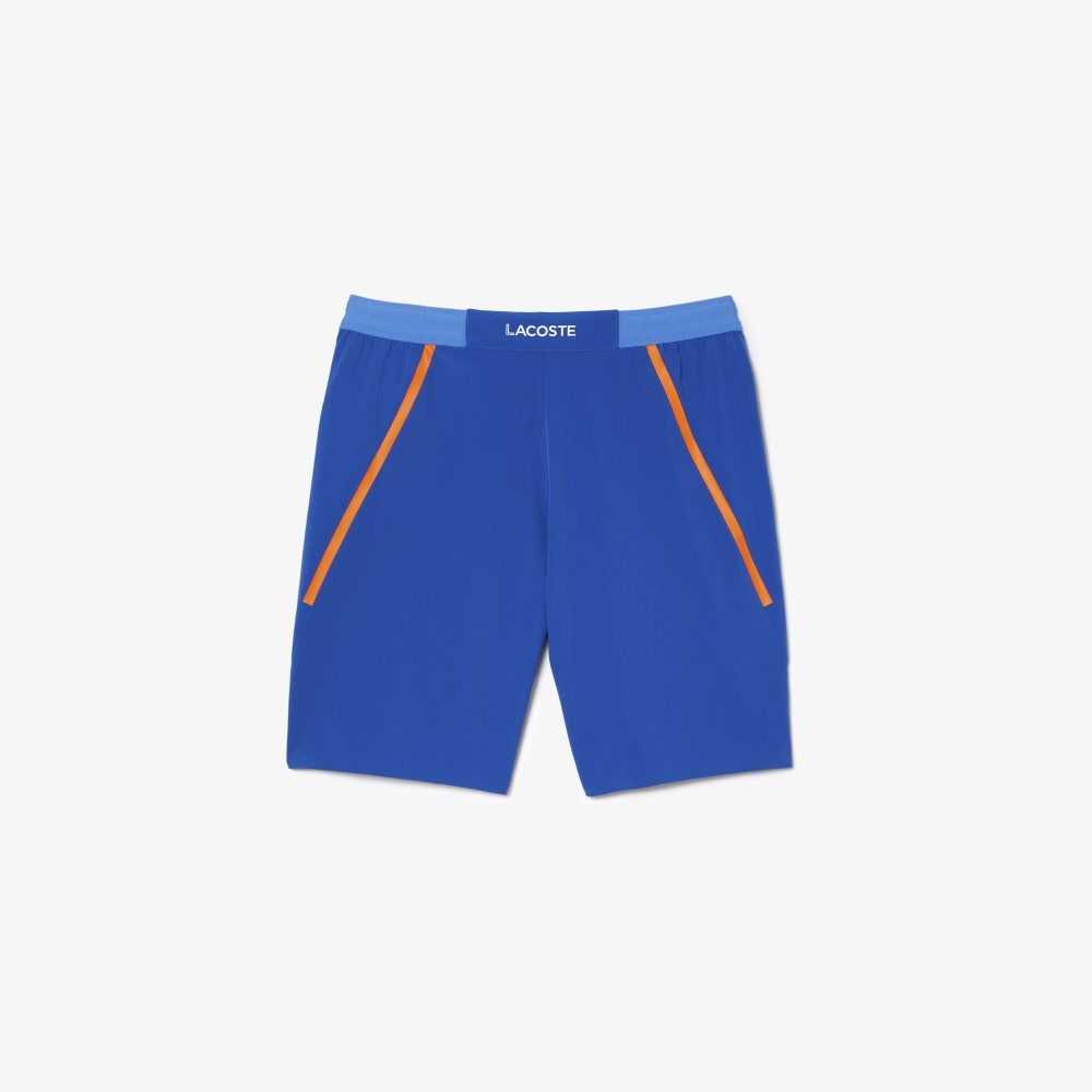 Lacoste Tennis x Novak Djokovic Shorts Blue | IGQ-825460