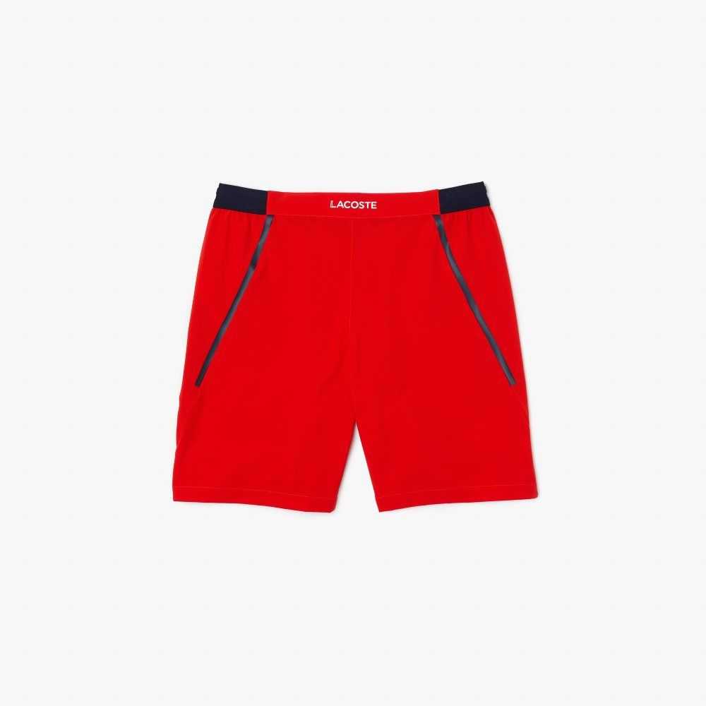 Lacoste Tennis x Novak Djokovic Shorts Red | OBG-380517