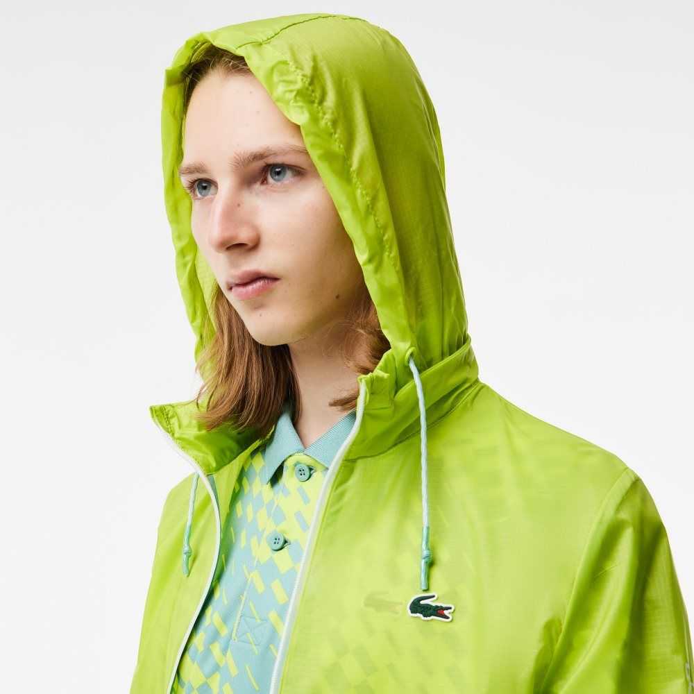 Lacoste Tennis x Novak Djokovic Zip Jacket Yellow | BDK-261098