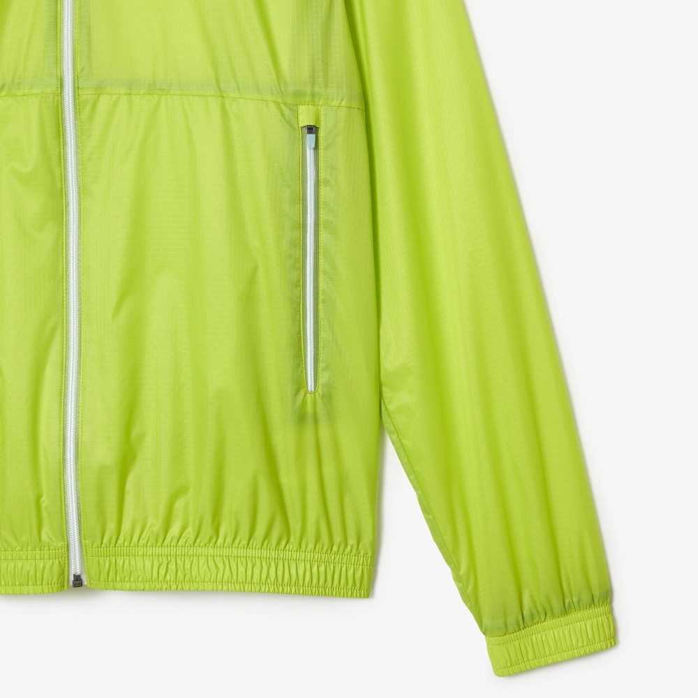 Lacoste Tennis x Novak Djokovic Zip Jacket Yellow | BDK-261098