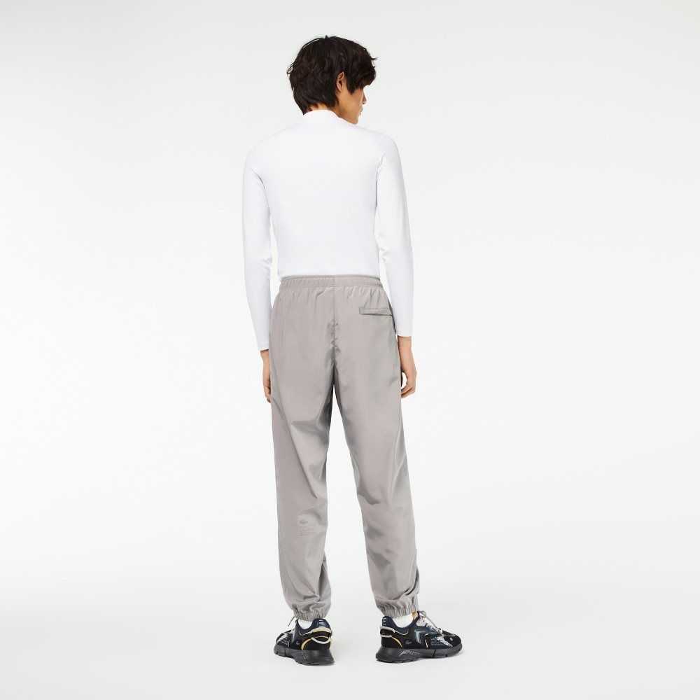 Lacoste Track Pants with GPS Coordinates Grey | ZBG-950821