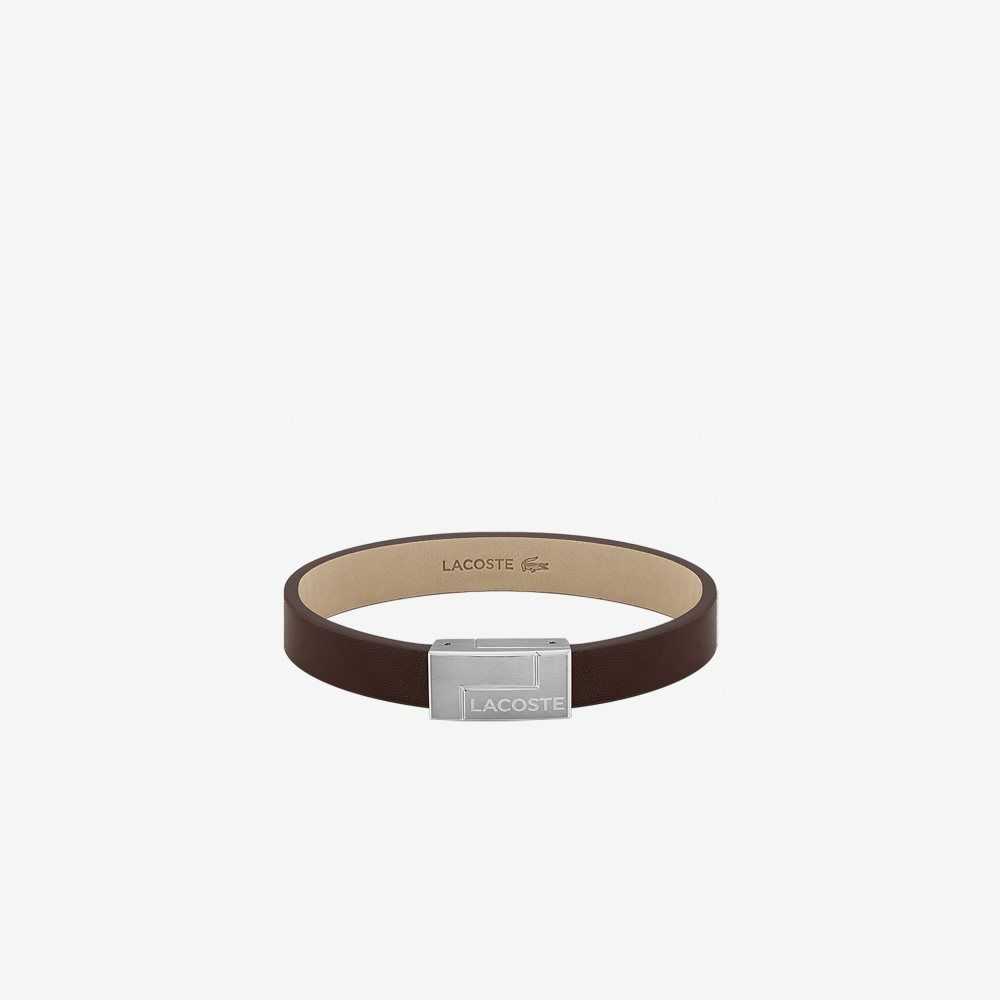 Lacoste Traveler Bracelet Brown | SKO-560143