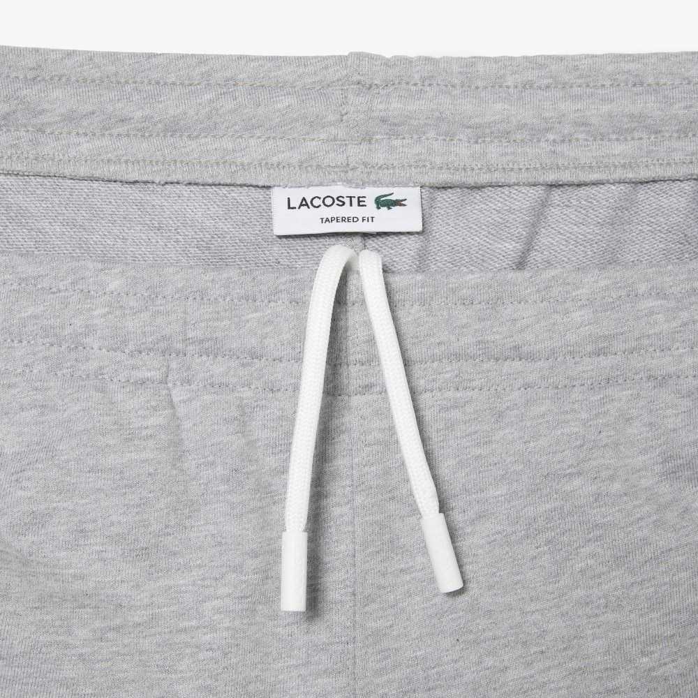 Lacoste Unbrushed Fleece Track Pants Grey Chine | DZN-574380