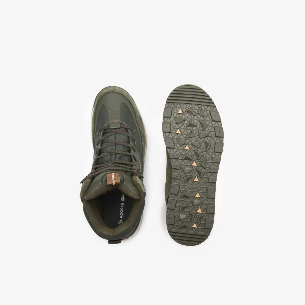 Lacoste Urban Breaker Outdoor Shoes Dk Grn/Off Wht | OFK-240389