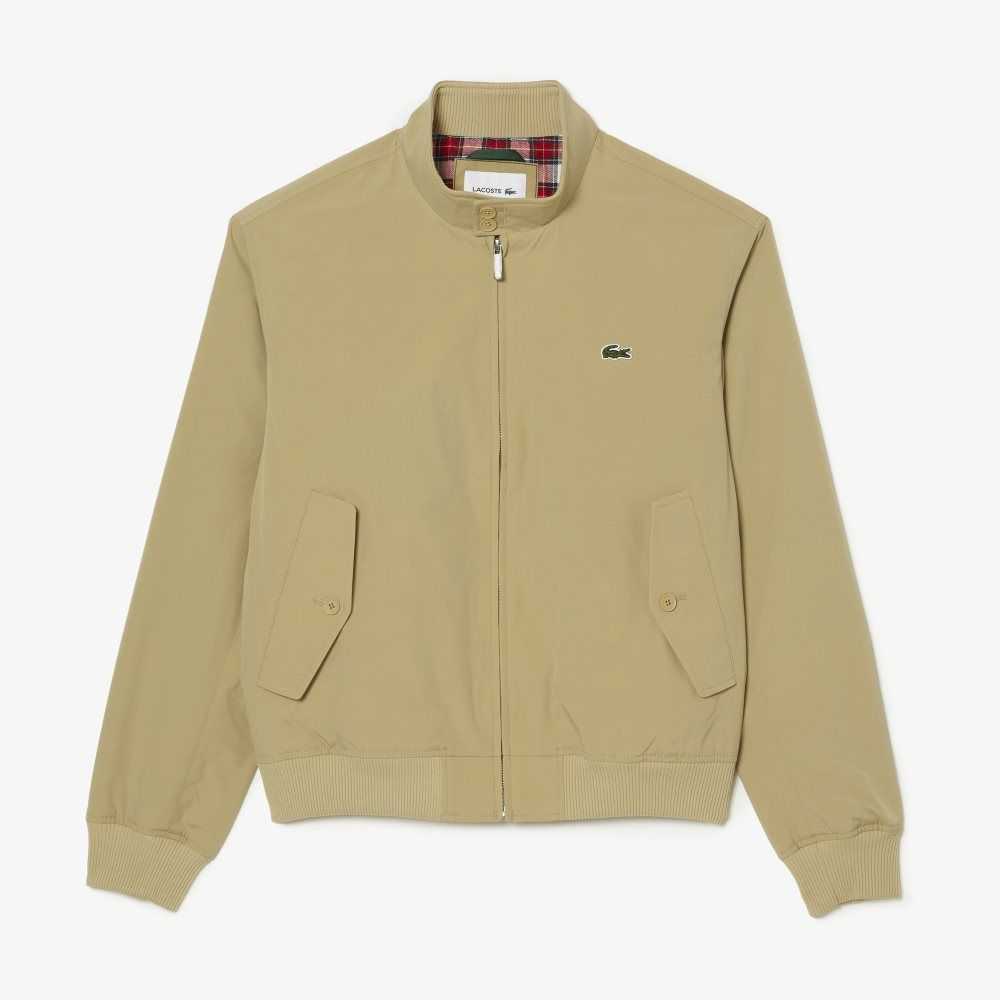 Lacoste Water-Repellent Light Twill Jacket Beige | SKG-275380