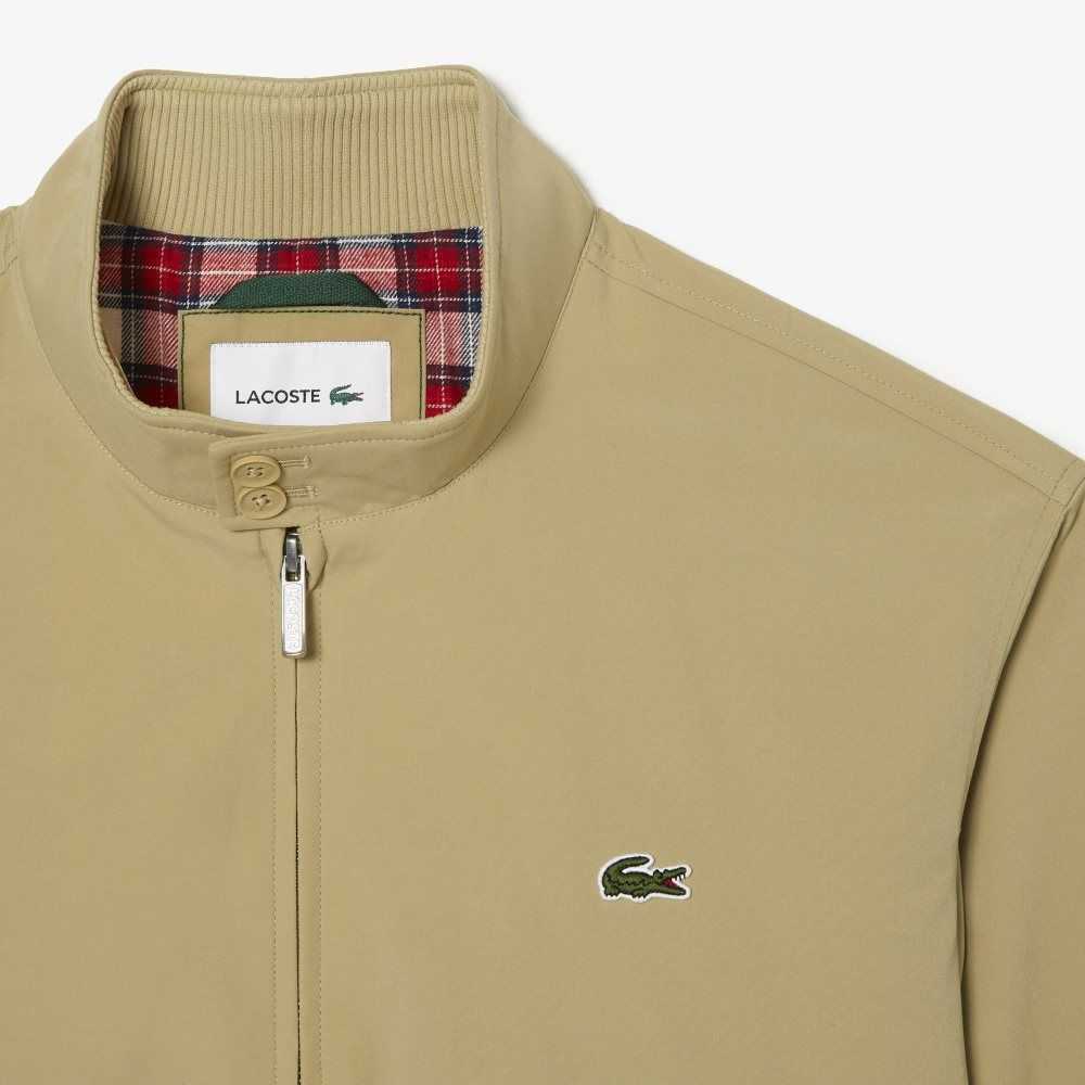 Lacoste Water-Repellent Light Twill Jacket Beige | SKG-275380