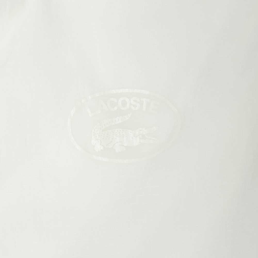 Lacoste Water-Repellent Long Jacket White | SNL-192380