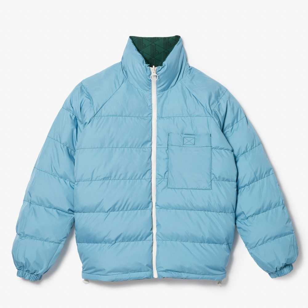 Lacoste Water-Repellent Reversible Jacket Green | WLP-450163