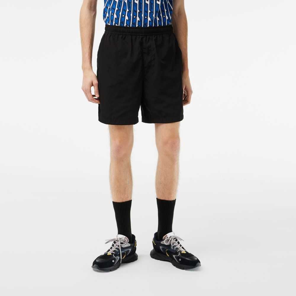 Lacoste Waterproof Shorts Black | SID-739045