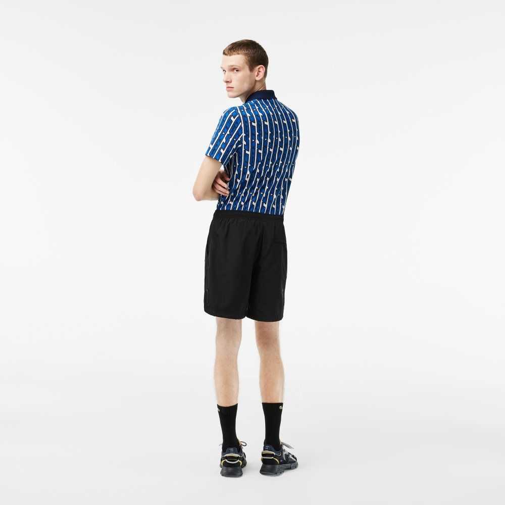 Lacoste Waterproof Shorts Black | SID-739045