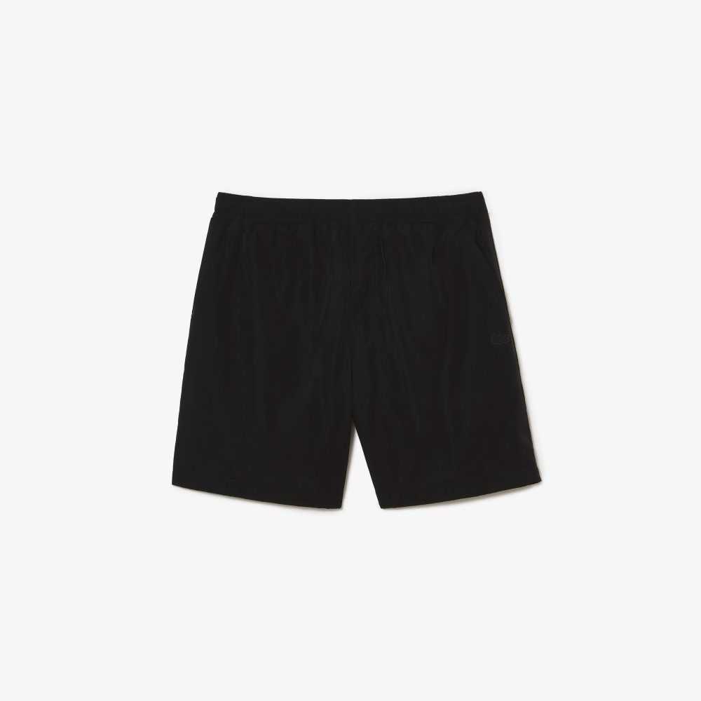 Lacoste Waterproof Shorts Black | SID-739045