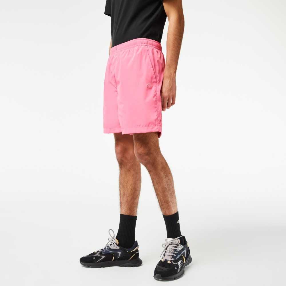 Lacoste Waterproof Shorts Pink | YEP-728056