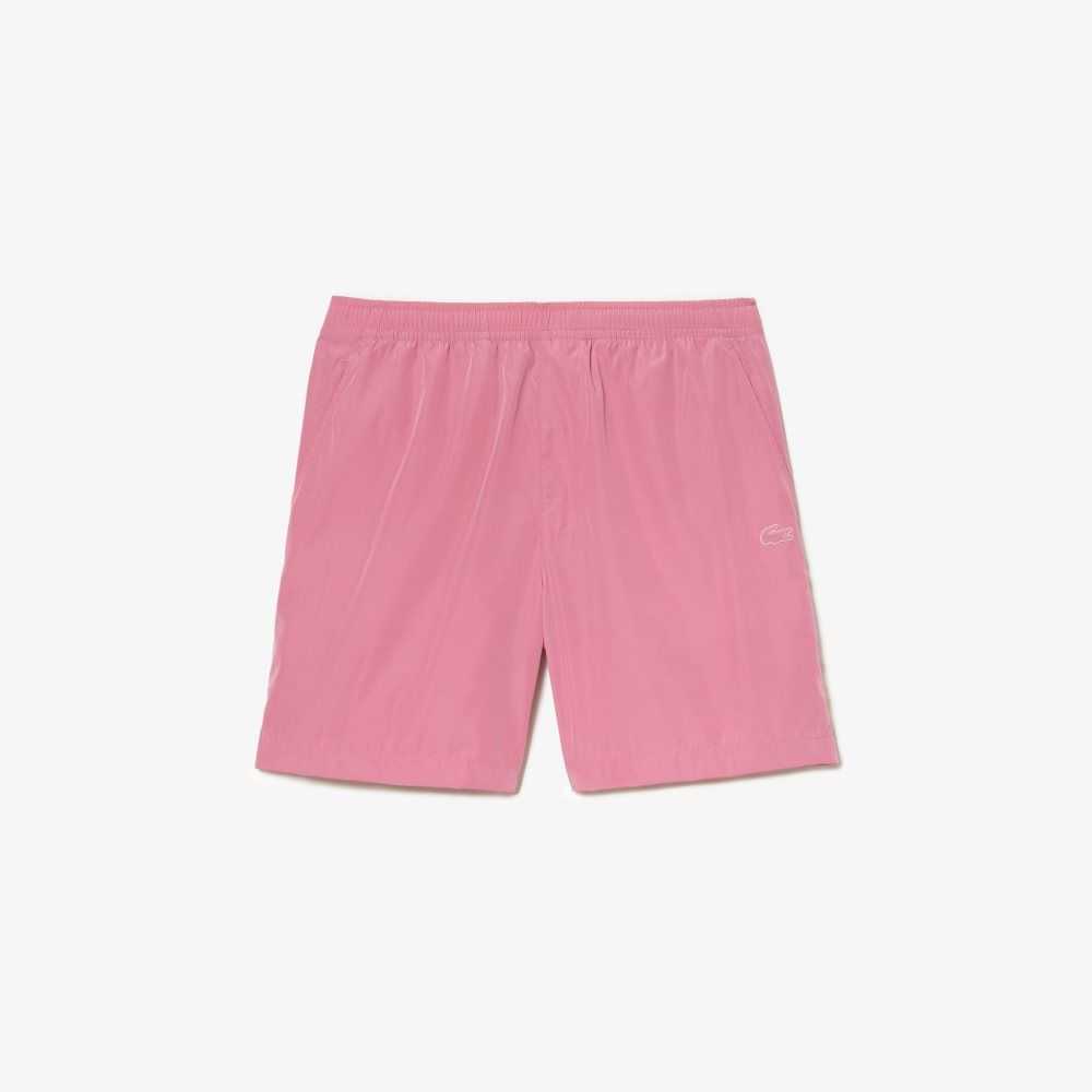 Lacoste Waterproof Shorts Pink | YEP-728056