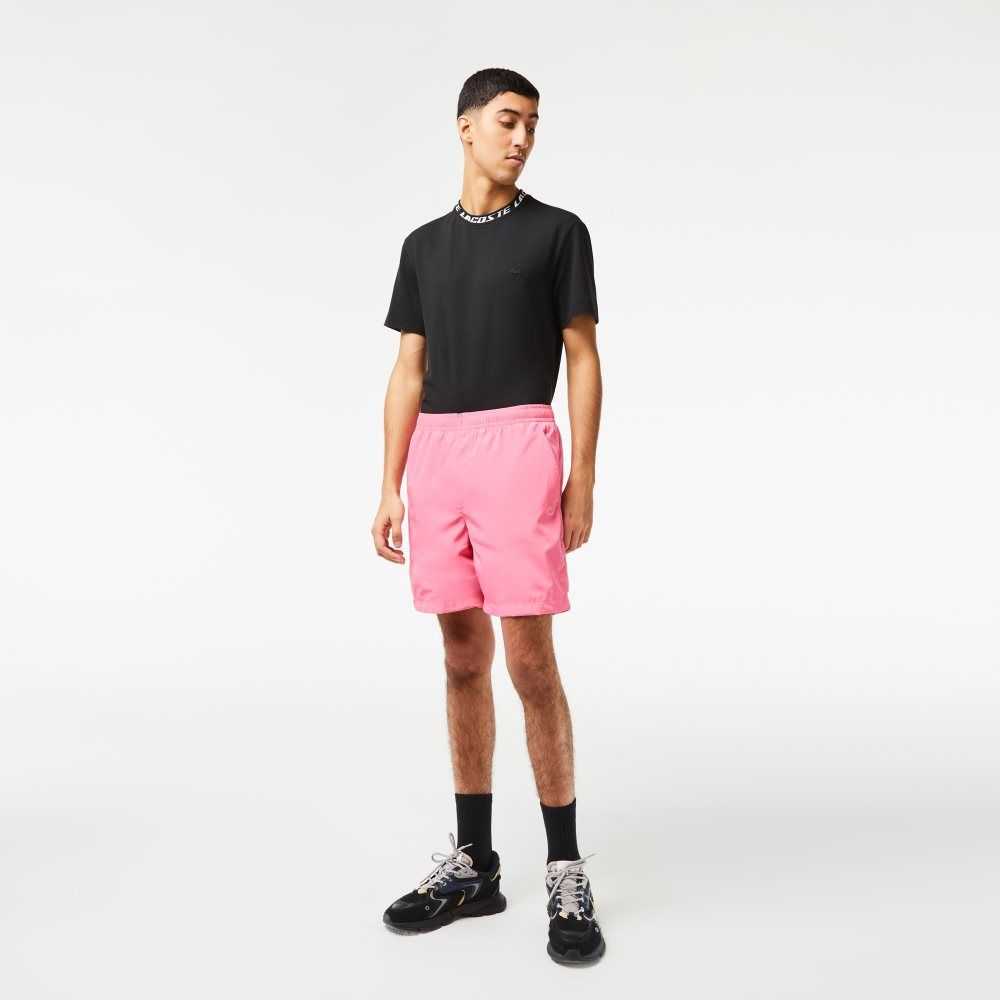 Lacoste Waterproof Shorts Pink | YEP-728056