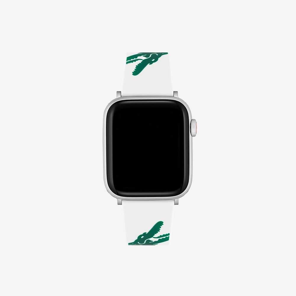 Lacoste White Strap For Apple Watch White | TRB-139652