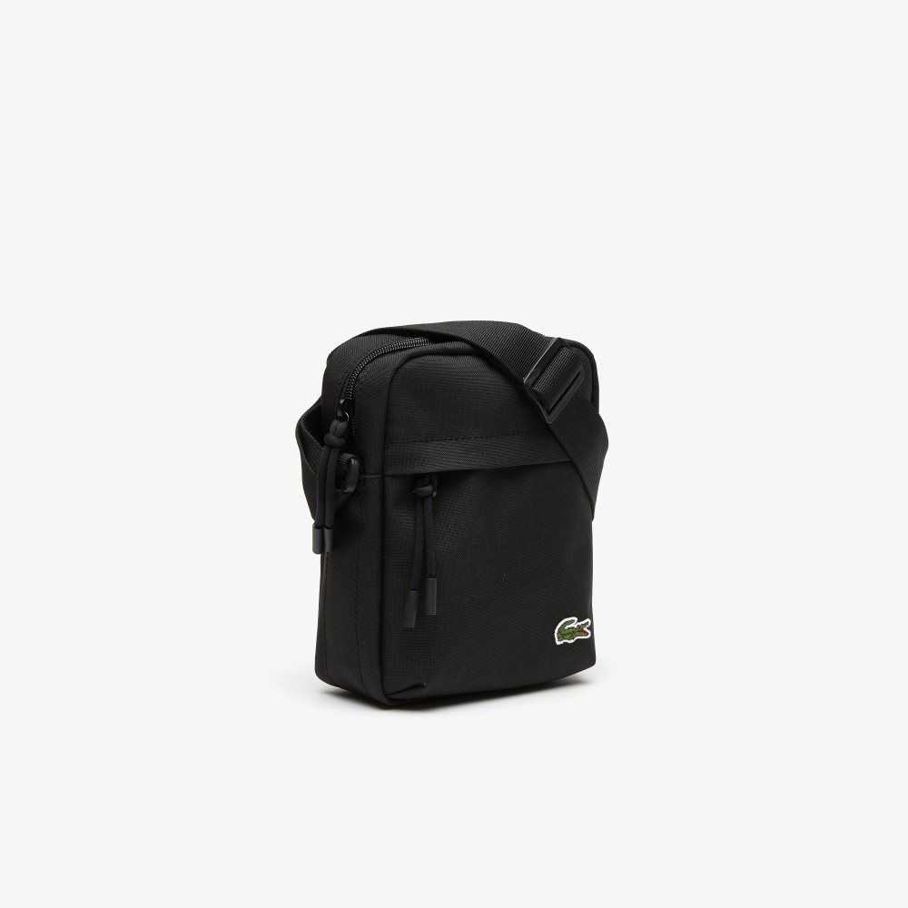 Lacoste Zip Crossover Bag Black | KNI-026135