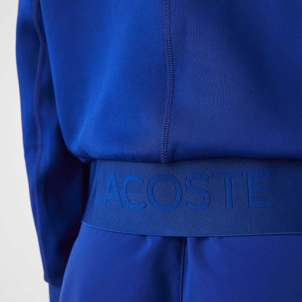 Lacoste Zip-Up Teddy Jacket Blue | SXU-145238