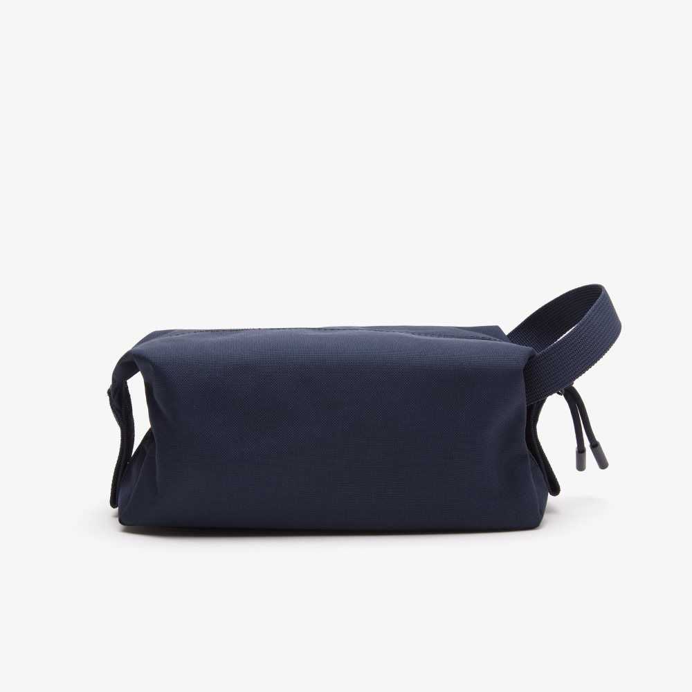 Lacoste Zippered Toiletry Bag Peacoat | NKD-349702