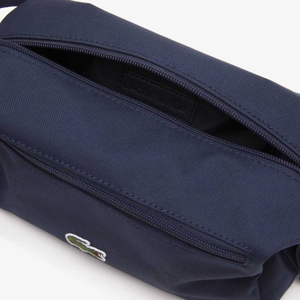 Lacoste Zippered Toiletry Bag Peacoat | NKD-349702