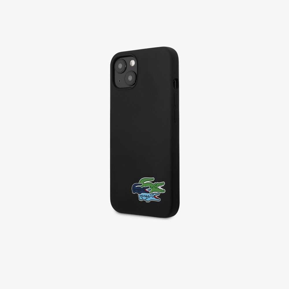 Lacoste silicone iPhone 14 Plus Case Black | CFM-548293