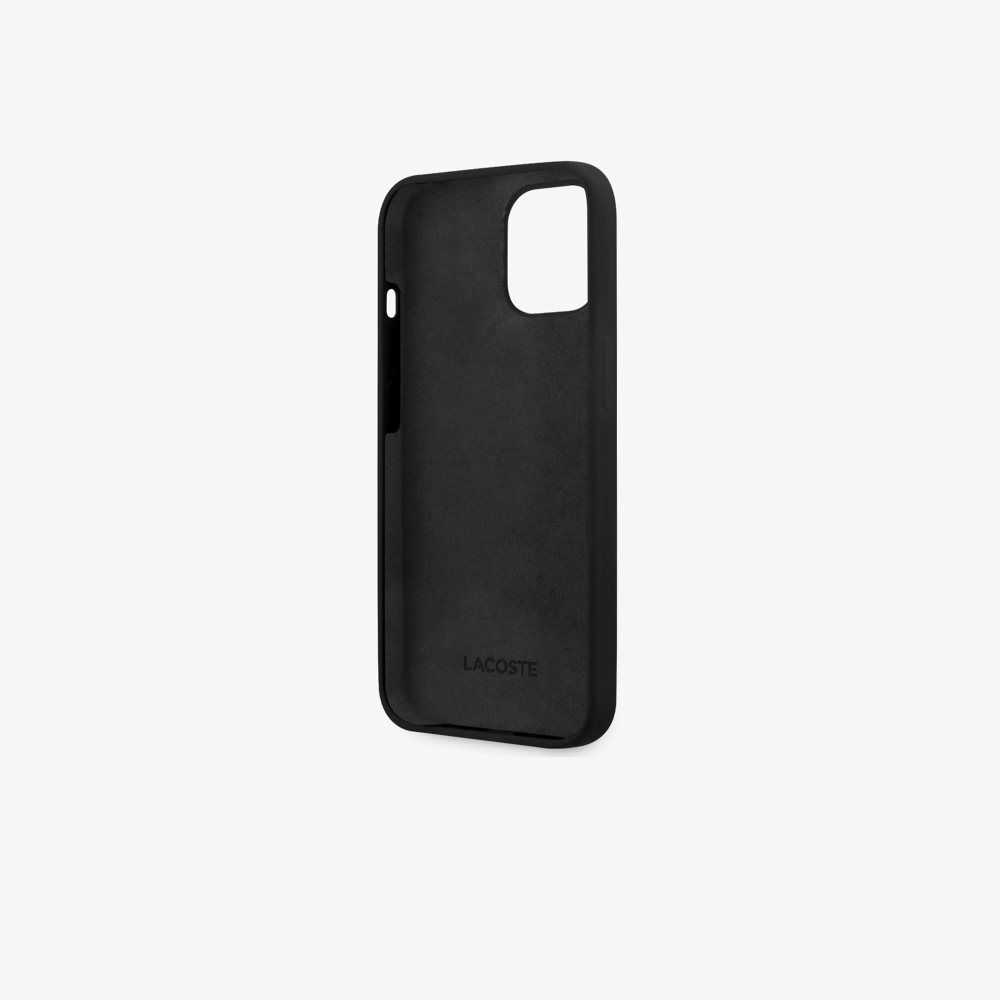 Lacoste silicone iPhone 14 Plus Case Black | CFM-548293