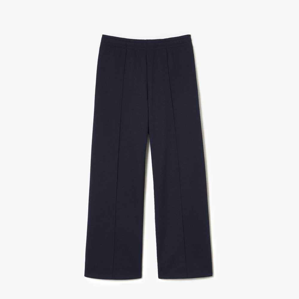 Lacoste x Goop Two-Ply Pique Trackpants Navy Blue | RCG-140657