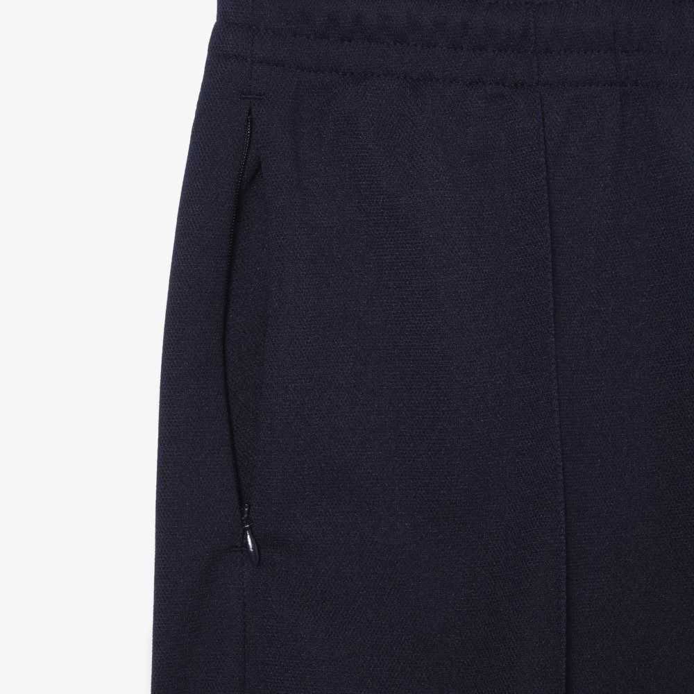 Lacoste x Goop Two-Ply Pique Trackpants Navy Blue | RCG-140657