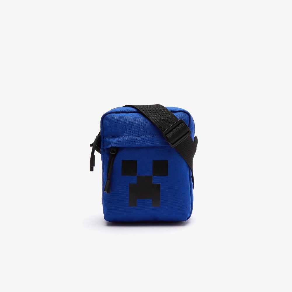 Lacoste x Minecraft Print Canvas Vertical Crossover Bag Cosmique Minecraft | BLO-619258