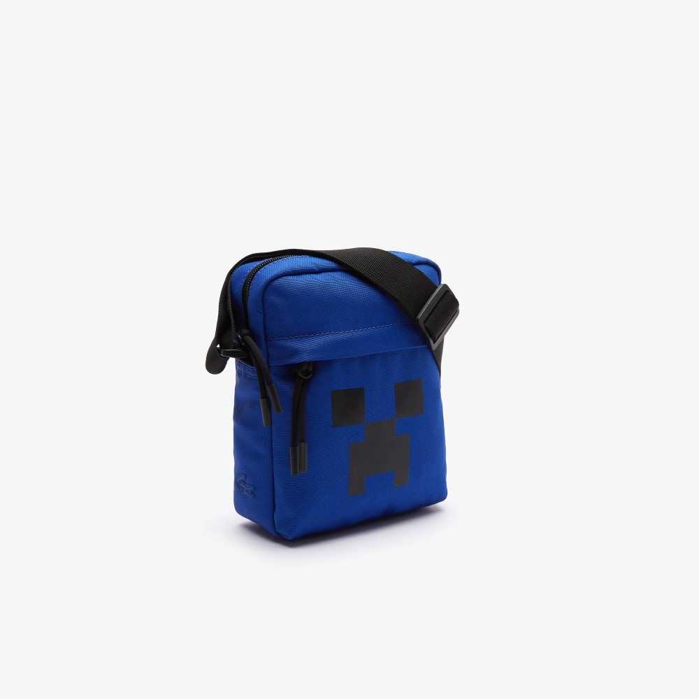 Lacoste x Minecraft Print Canvas Vertical Crossover Bag Cosmique Minecraft | BLO-619258